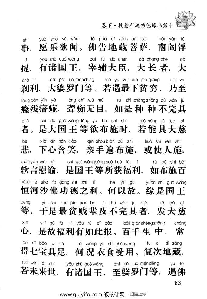 地藏菩萨本愿经83