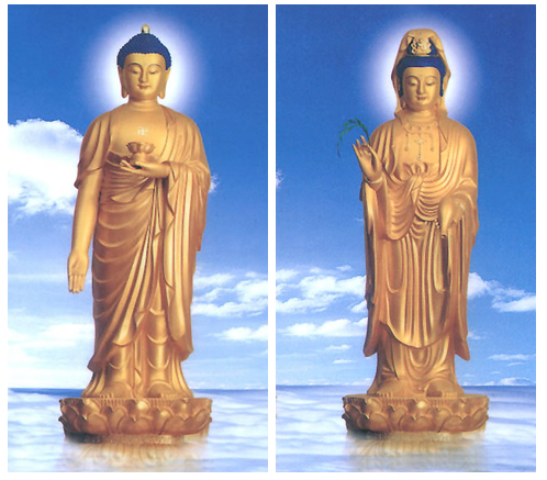 阿弥陀佛和观世音菩萨